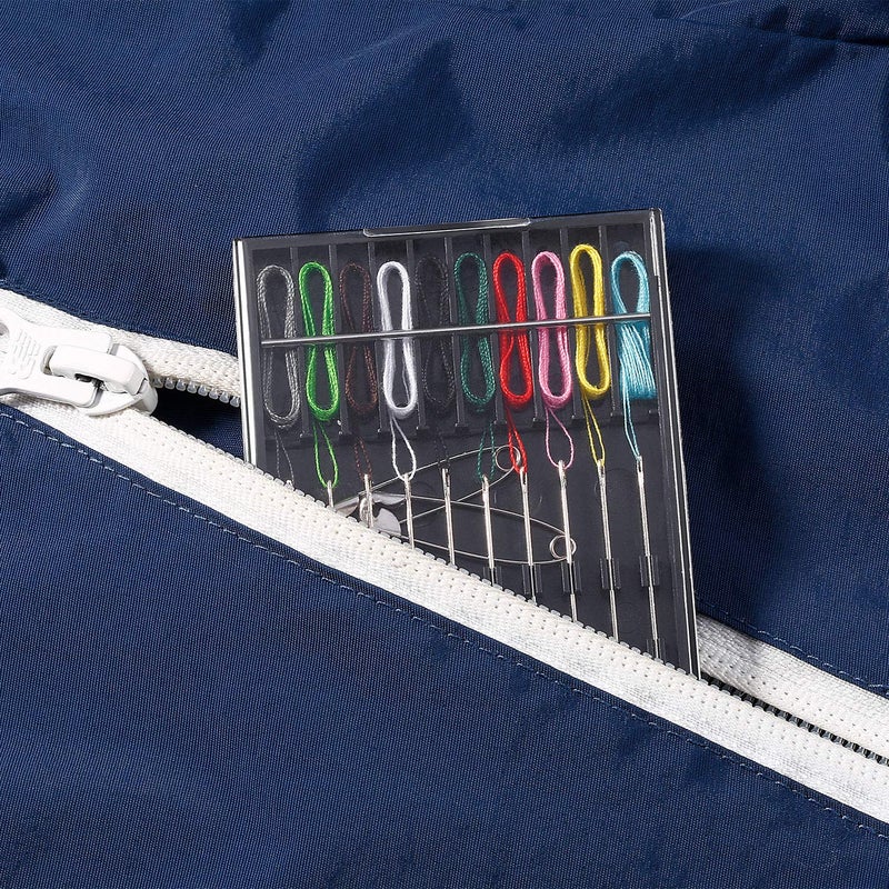 HESTYA 2 Boxes (20 Pcs) Pre Threaded Needles for Hand Sewing Needles and Thread Box Quick Sewing Kit Prethreaded Kits - Image 3